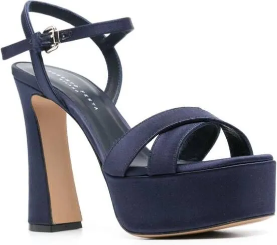 Roberto Festa 125mm satin sandals Blue