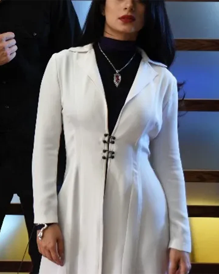 Shadowhunters Isabelle Lightwood White Coat - William Jacket