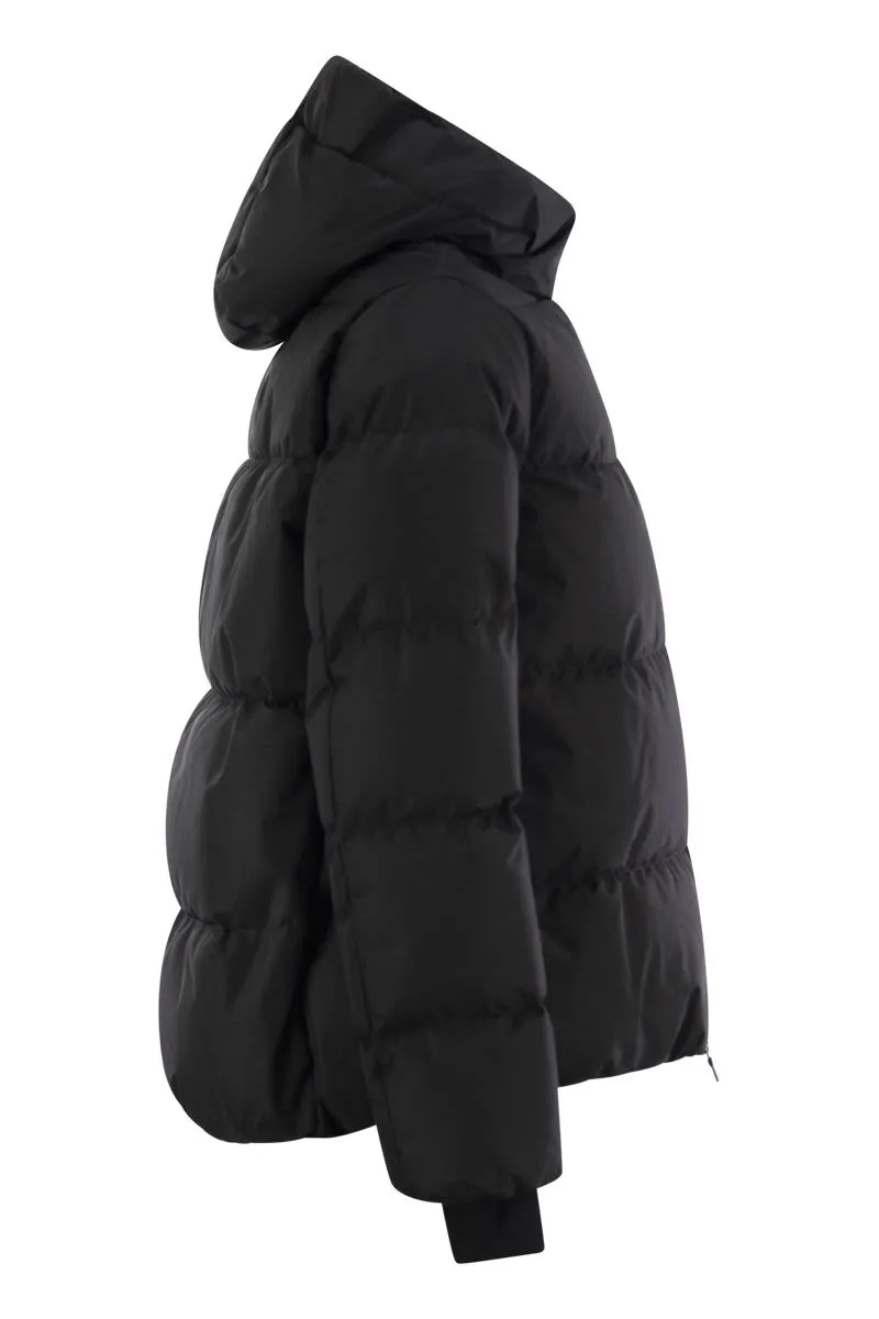 SHORT DOWN JACKET WITH HOOD