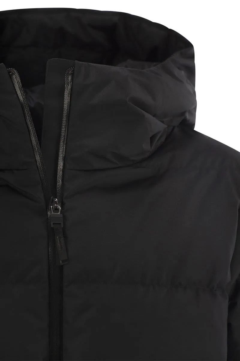 SHORT DOWN JACKET WITH HOOD