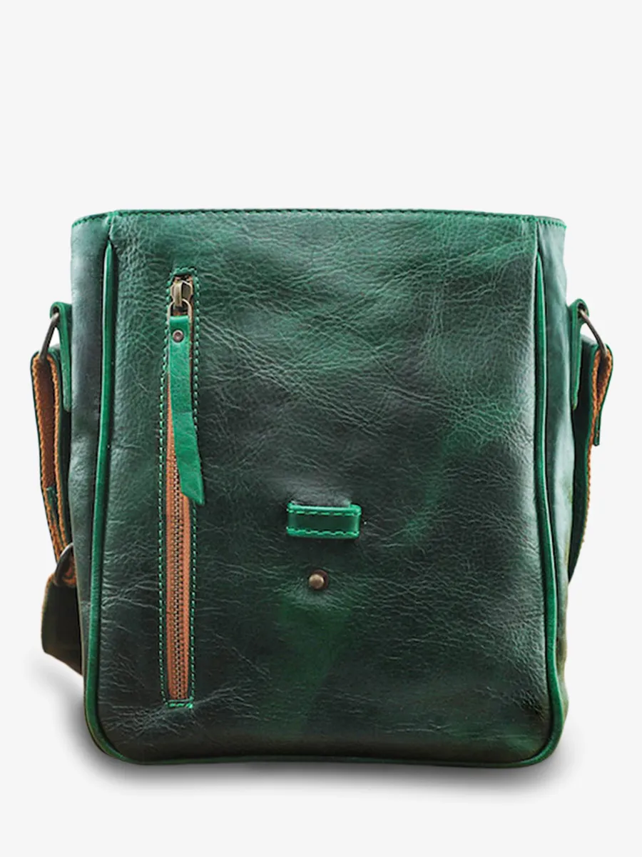 shoulder bags for men Green - L'Aventurier Oily Emerald | PAUL MARIUS