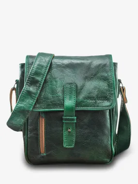 shoulder bags for men Green - L'Aventurier Oily Emerald | PAUL MARIUS