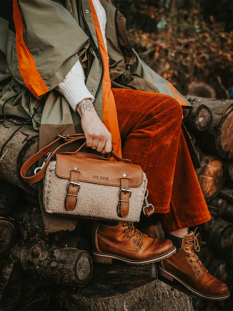 shoulder bags for women Brown - L'Artisane Himalaya Oil Light Brown | PAUL MARIUS