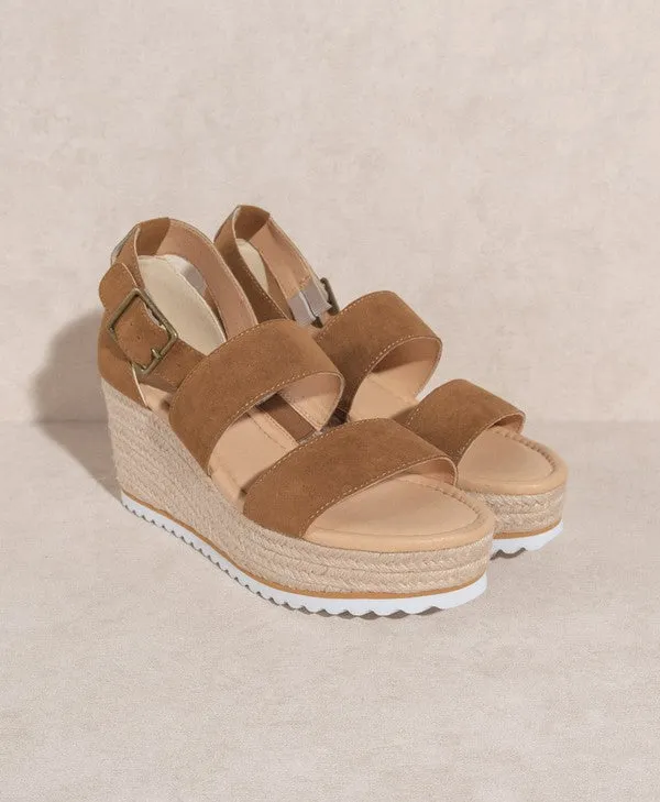 Slyvie Double Strap Wedge Heel