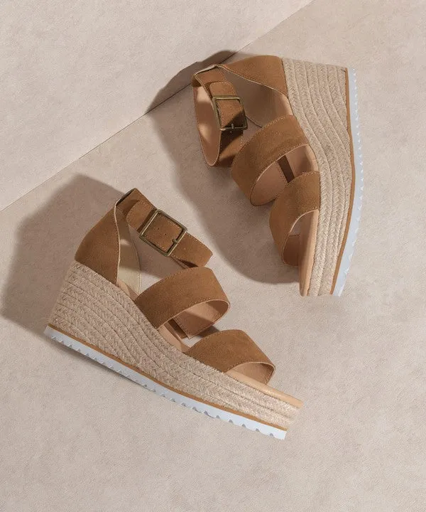 Slyvie Double Strap Wedge Heel