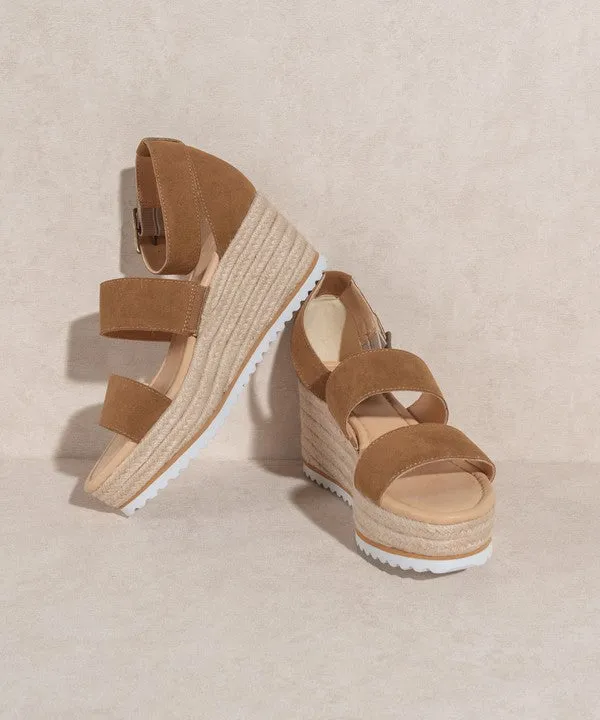 Slyvie Double Strap Wedge Heel