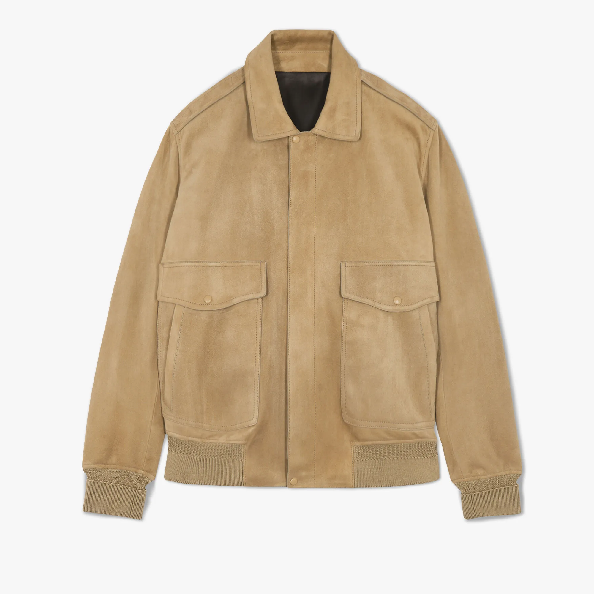 Suede Flight Jacket