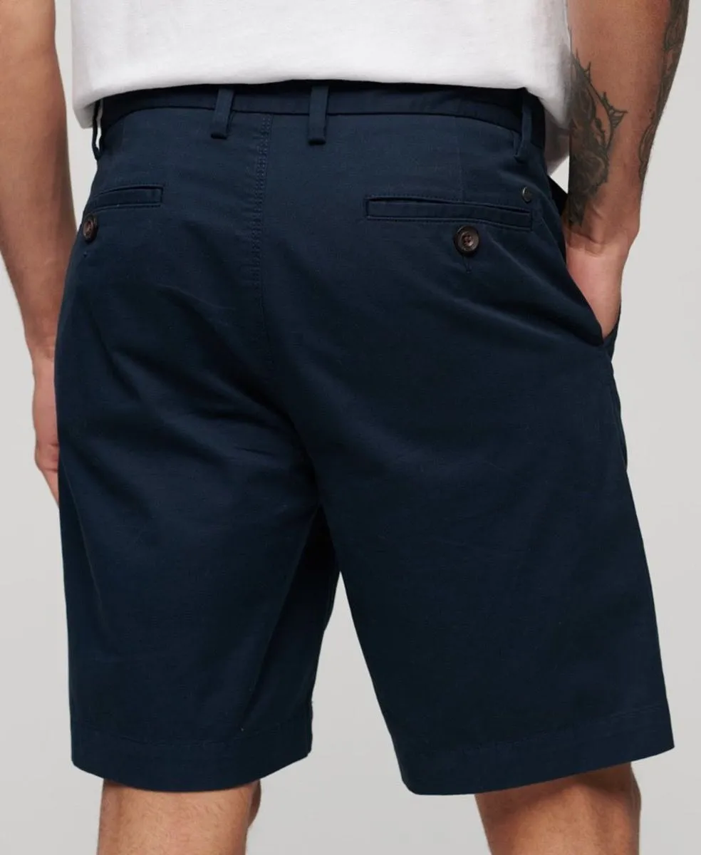 Superdry Vintage Stretch Chino Shorts Eclipse