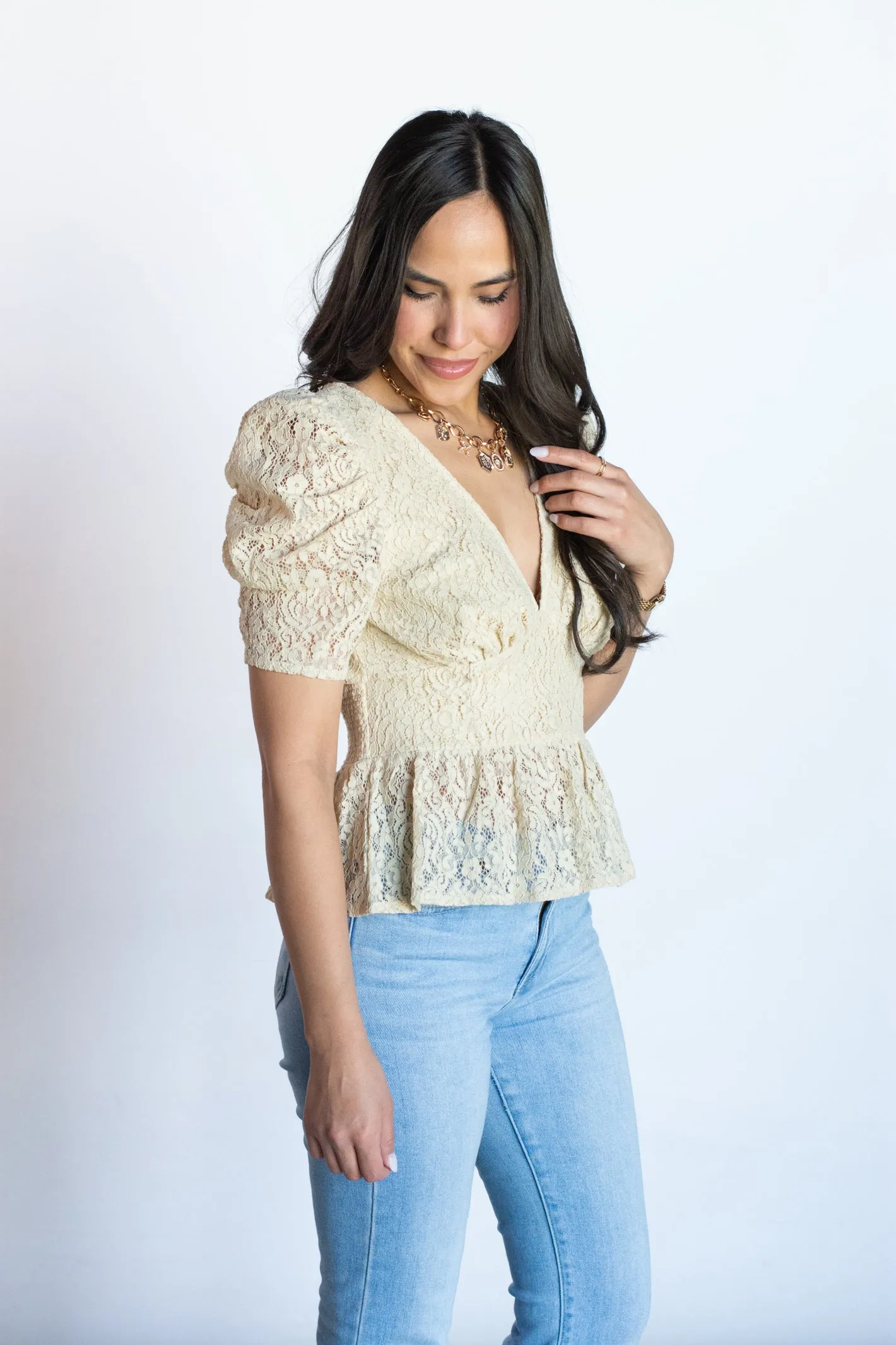 Unbeatable Moments Lace Top