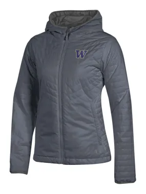 Washington Huskies Under Armour WOMEN'S Gray Storm Lightweight Puffer Jacket