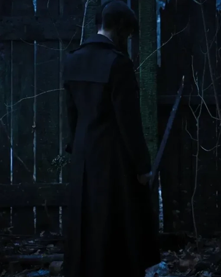 Wednesday 2022 Addams Black Trench Coat