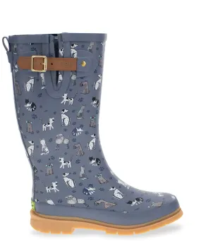 Western Chief Womens Furry Friends Tall Rain Boots