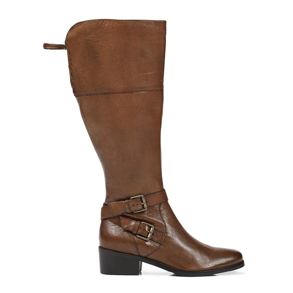 Wide Fit Leather Knee Boots - CARM28509 / 313 436