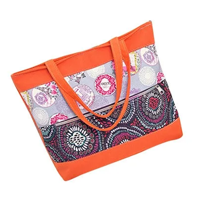 Women Tote Bag Handbag Shoulder Bags Taibal Totem Printed Canvas Casual Designer Handbags bolsos mujer