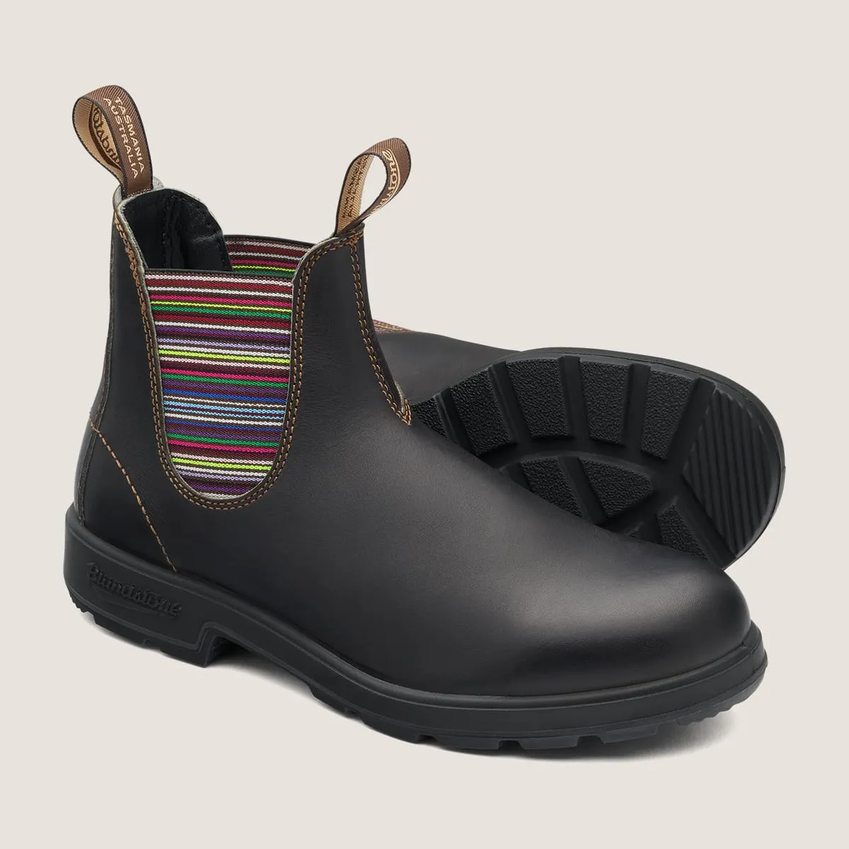 Women's Originals  Chelsea Boots  -  Stout Brown / Stripes